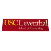 USC Trojans Leventhal School of Accounting Decal